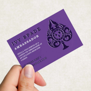 Spot UV Business Card